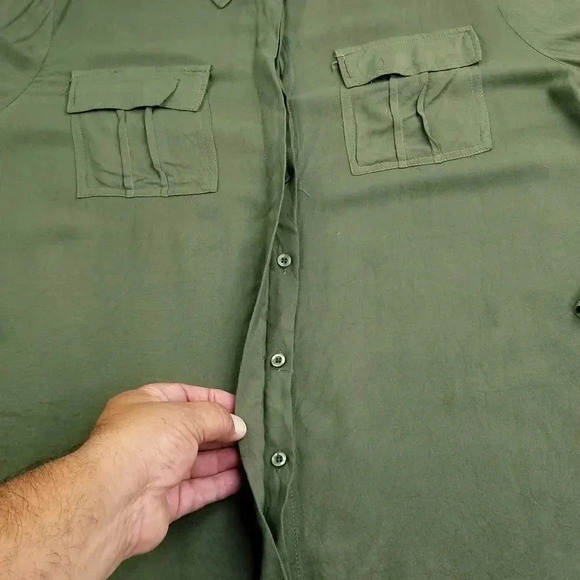 Wet Seal Sz XL Women's Rayon Hidden & Elbow Button - Picture 4 of 7